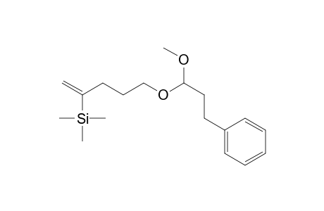 5-(1-Methoxy-3-phenylpropoxy)-2-(trimethylsilyl)-1-pentene