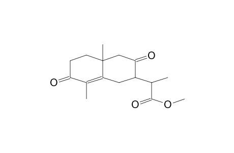(11S)-3,8-Dioxo-7aH-eudesm-4-en-12-oic acid, methyl ester
