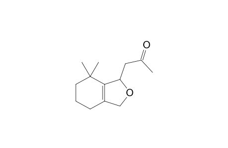 1-(7,7-Dimethyl-1,3,4,5,6,7-hexahydro-2-benzofuran-1-yl)acetone