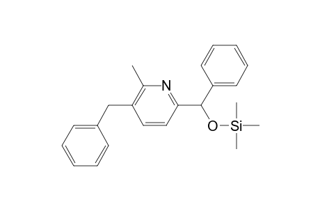Pyridine, 2-methyl-3-(phenylmethyl)-6-[phenyl[(trimethylsilyl)oxy]me thyl]-