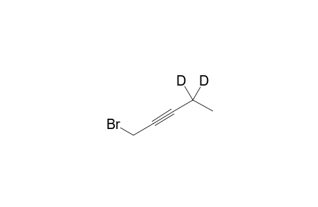1-Bromanyl-4,4-dideuterio-pent-2-yne