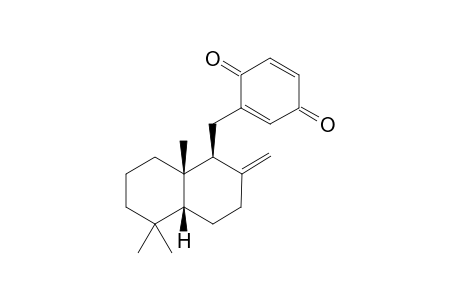2-[(5,5,8a-Trimethyl-2-methylenedecahydro-1-naphthalenyl)methyl]benzo-1,4-quinone
