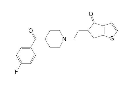 5-[2-[4-(4-fluorobenzoyl)piperidin-1-yl]ethyl]-5,6-dihydrocyclopenta[b]thiophen-4-one