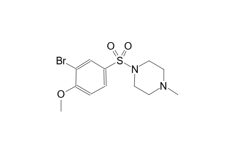 piperazine, 1-[(3-bromo-4-methoxyphenyl)sulfonyl]-4-methyl-
