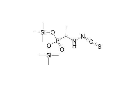 Phosphonic acid, [1-(carbonothioylhydrazino)ethyl]-, bis(trimethylsilyl) ester