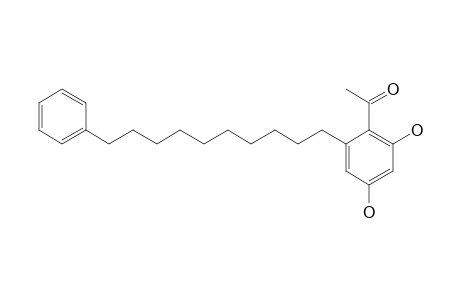 2,4-DIHYDROXY-6-(10-PHENYLDECYL)-ACETOPHENONE