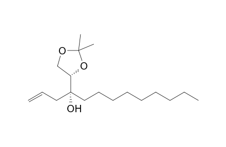 (4'S,4R)-4-(2,2-Dimethyl-1,3-dioxolan-4-yl)tridec-1-en-4-ol