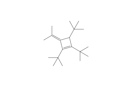 1,2,3-tritert-butyl-4-isopropylidene-cyclobutene