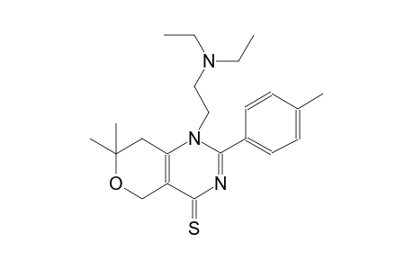 4H-pyrano[4,3-d]pyrimidine-4-thione, 1-[2-(diethylamino)ethyl]-1,5,7,8-tetrahydro-7,7-dimethyl-2-(4-methylphenyl)-