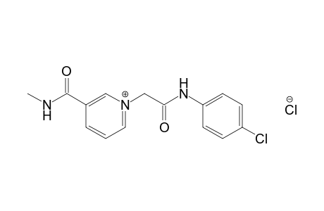 1-{[(p-chlorophenyl)carbamoyl]methyl}-3-(methylcarbamoyl)pyridinium chloride