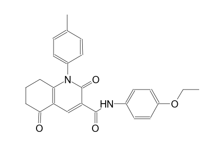 3-quinolinecarboxamide, N-(4-ethoxyphenyl)-1,2,5,6,7,8-hexahydro-1-(4-methylphenyl)-2,5-dioxo-