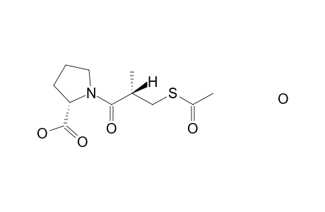 N-[3-(Acetylthio)-(2S)-methylpropionyl]-L-proline hydrate
