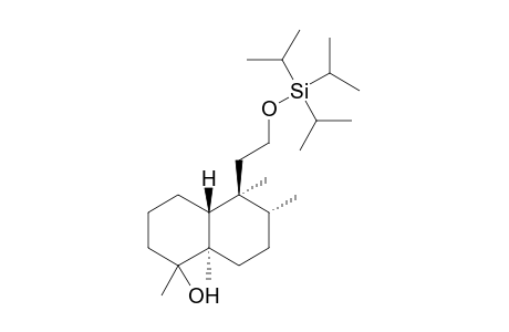 (4aR,5S,6R,8aR)-1,5,6,8a-tetramethyl-5-(2-triisopropylsilyloxyethyl)decalin-1-ol