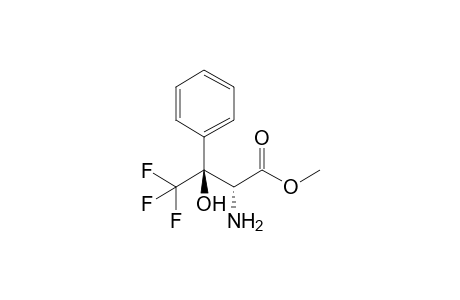 (2R,3S)-2-amino-4,4,4-trifluoro-3-hydroxy-3-phenyl-butyric acid methyl ester