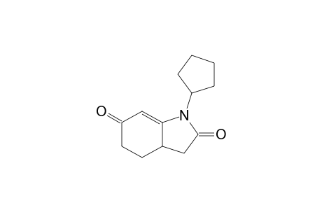 1-Cyclopentyl-3,3a,4,5-tetrahydro-1H-indole-2,6-dione