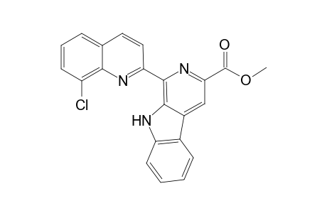 Methyl 6-(8-chloroquinolin-2-yl)pyridino[4,5-b]indole-8-carboxylate