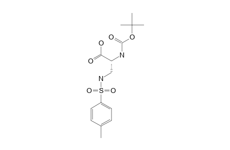 (S)-2-TERT-BUZOXYCARBONYLAMINO-3-(TOLYL-4'-SULFONYLAMINO)-PROPIONIC-ACID