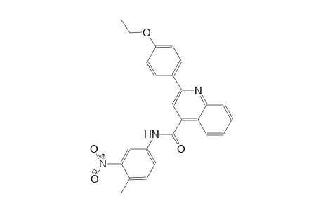 2-(4-ethoxyphenyl)-N-(4-methyl-3-nitrophenyl)-4-quinolinecarboxamide