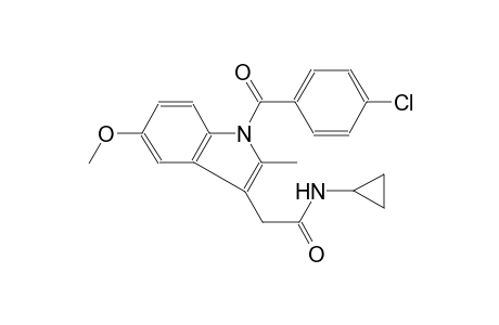 2-[1-(4-chlorobenzoyl)-5-methoxy-2-methyl-1H-indol-3-yl]-N-cyclopropylacetamide