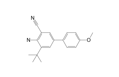 2-amino-3-tert-butyl-5-(4-methoxyphenyl)benzonitrile