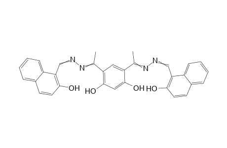 4,6-bis(1-(2-hydroxynaphthalen-1-yl)methylene)hydrazono))ethyl)benzene-1,3-diol