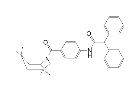 benzeneacetamide, alpha-phenyl-N-[4-[(1,3,3-trimethyl-6-azabicyclo[3.2.1]oct-6-yl)carbonyl]phenyl]-