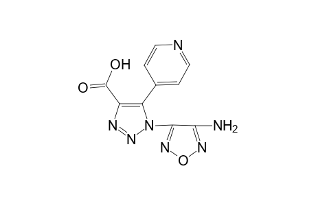 1-(4-amino-1,2,5-oxadiazol-3-yl)-5-(pyridin-4-yl)-1H-1,2,3-triazole-4-carboxylic acid