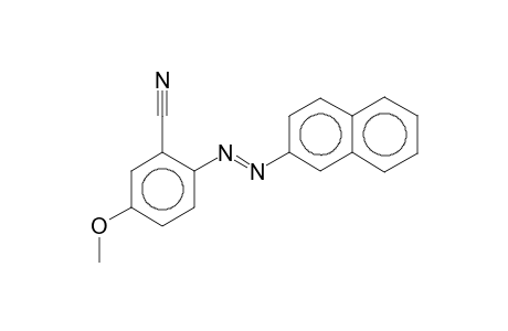 5-Methoxy-2-(naphthalen-2-ylazo)-benzonitrile