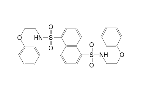 N~1~,N~5~-bis(2-phenoxyethyl)-1,5-naphthalenedisulfonamide
