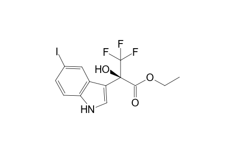 (R)-Ethyl 3,3,3-trifluoro-2-hydroxy-2-(5-Iodo-indol-3-yl)propanoate