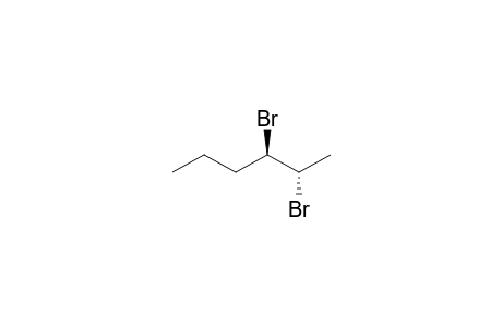 (2S,3R)-2,3-bis(bromanyl)hexane