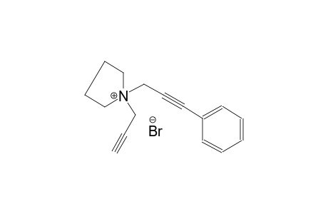 1-(3-phenyl-2-propynyl)-1-(2-propynyl)pyrrolidinium bromide