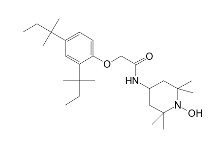 Acetamide, 2-[2,4-bis(1,1-dimethylpropyl)phenoxy]-N-(1-hydroxy-2,2,6,6-tetramethyl-4-piperidinyl)-