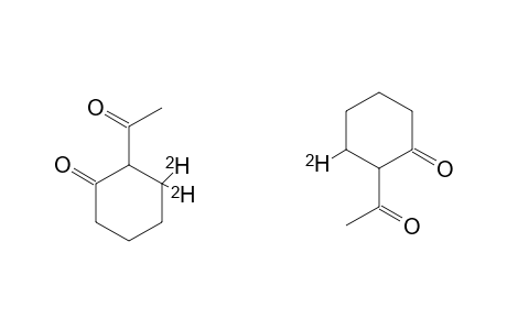 2-ACETYL-3,3-DIDEUTERIOCYCLOHEXANONE+2-ACETYL-3-DEUTERIOCYCLOHEXANONE;MIXTURE
