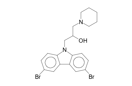 1-(3,6-Dibromo-9H-carbazol-9-yl)-3-(1-piperidinyl)-2-propanol