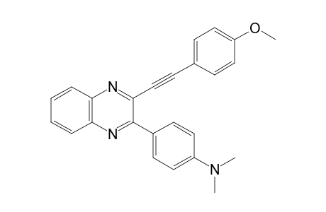 4-(3-((4-Methoxyphenyl)ethynyl)quinoxalin-2-yl)-N,N-dimethylaniline