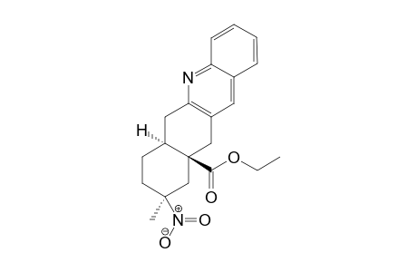 (S,S,S)-Ethyl 9-Methyl-9-nitro-6,6a,7,8,9,10,10a,11-octahydrobenzo[b]acridine-10a-carboxylate