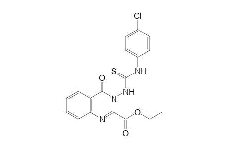 3-[3-(p-chlorophenyl)-2-thioureido]-3,4-dihydro-4-oxo-2-quinazoline carboxylic acid, ethyl ester