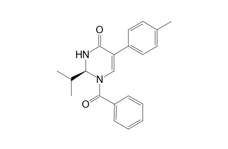 1-Benzoyl-(2S)-isopropyl-5-(4-methylphenyl)-2,3-dihydro-4(1H)-pyrimidinone