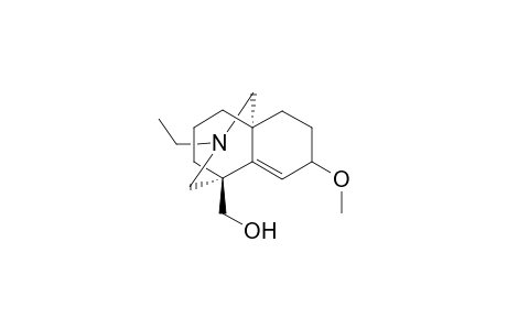 (1R*,7S*)-(9-Ethyl-4-methoxy-9-azabicyclo[5.3.3.0(1,6)]tridec-5-en-7-yl)methanol