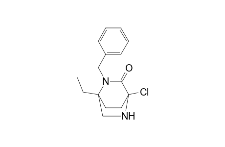 4-Chloro-2-benzyl-1-ethyl-2,5-diazabicyclo[2.2.2]octan-3-one