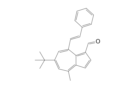 6-(t-Butyl)-4-methyl-8-[2'-phenylethenyl]-azulene-1-carbaldehyde