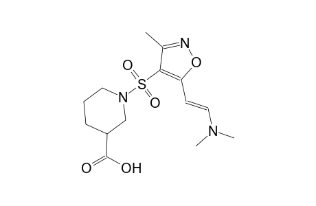 3-piperidinecarboxylic acid, 1-[[5-[(E)-2-(dimethylamino)ethenyl]-3-methyl-4-isoxazolyl]sulfonyl]-