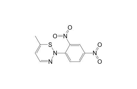 2H-1,2,3-Thiadiazine, 2-(2,4-dinitrophenyl)-6-methyl-