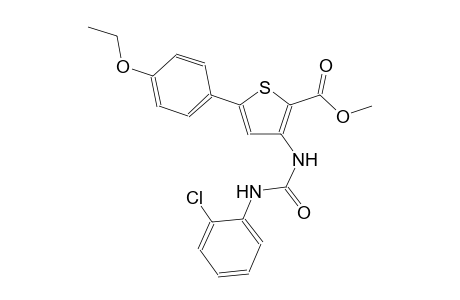 2-thiophenecarboxylic acid, 3-[[[(2-chlorophenyl)amino]carbonyl]amino]-5-(4-ethoxyphenyl)-, methyl ester