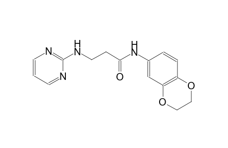 propanamide, N-(2,3-dihydro-1,4-benzodioxin-6-yl)-3-(2-pyrimidinylamino)-
