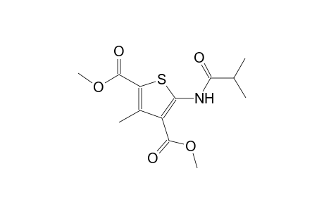 dimethyl 5-(isobutyrylamino)-3-methyl-2,4-thiophenedicarboxylate