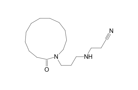 Propanenitrile, 3-[[3-(2-oxoazacyclotridec-1-yl)propyl]amino]-