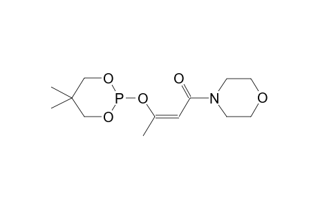 2-(1-MORPHOLINOCARBONYLPROP-1-EN-2-YLOXY)-5,5-DIMETHYL-1,3,2-DIOXAPHOSPHORINANE (ISOMER MIXTURE)