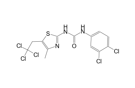 urea, N-(3,4-dichlorophenyl)-N'-[4-methyl-5-(2,2,2-trichloroethyl)-2-thiazolyl]-